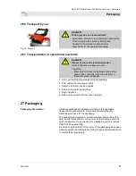 Preview for 27 page of PFT RITMO L FC-230V plus Operating Manual