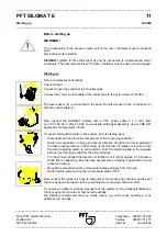 Preview for 14 page of PFT SILOMAT E Operating Instructions Manual