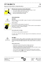 Preview for 16 page of PFT SILOMAT E Operating Instructions Manual