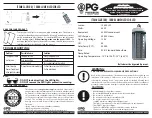 Preview for 1 page of PG CL-CB100 Quick Start Manual