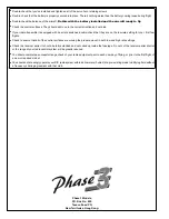 Preview for 20 page of Phase 3 Quick Time Assembly Instructions Manual