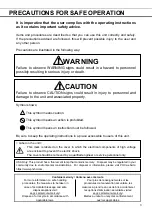 Preview for 5 page of Phcbi MPR-1014 Series Operating Instructions Manual