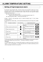 Preview for 20 page of Phcbi MPR-1014 Series Operating Instructions Manual