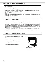 Preview for 24 page of Phcbi MPR-721 Series Operating Instructions Manual