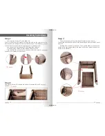 Preview for 3 page of PHI VILLA SINGLE SOFA CONVERSATION SET Assembly Instructions And User'S Manual