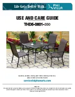 PHI VILLA THD5-0601-350 Use And Care Manual preview