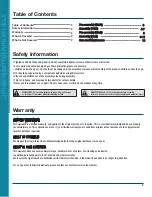 Preview for 2 page of PHI VILLA THD7-305-2401 Use And Care Manual