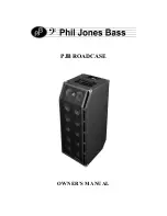 Phil Jones Bass PJB Roadcase Owner'S Manual preview