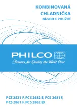 Preview for 40 page of Philco PCS 2531 F User Manual