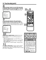 Preview for 34 page of Philips/Magnavox CCW135AT Owner'S Manual