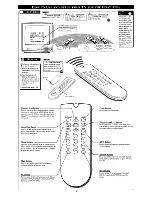 Preview for 3 page of Philips/Magnavox COLOR TELEVISION AND REMOTE CONTROL Owner'S Manual