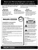 Preview for 2 page of Philips/Magnavox Magnavox MX920 Manual