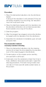 Preview for 40 page of PHILIPS Respironics MPN-Truma MicroDrop Family Instruction Manual