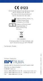 Preview for 52 page of PHILIPS Respironics MPN-Truma MicroDrop Family Instruction Manual