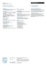 Preview for 2 page of Philips 13NB5602X Specifications