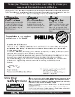 Preview for 2 page of Philips 13PT30L Instructions For Use Manual