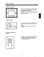 Preview for 3 page of Philips 14G8512 Operating Instructions Manual