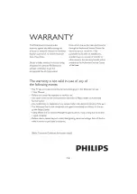 Preview for 18 page of Philips 14PT2407/V7 User Manual