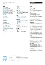 Preview for 2 page of Philips 15HF8442 Specifications