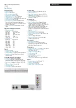 Preview for 2 page of Philips 15PF5121 Specifications