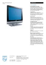 Preview for 3 page of Philips 15PF5121 Specifications