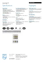 Preview for 2 page of Philips 15PT1727 Specification Sheet