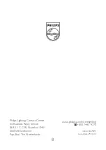 Preview for 8 page of Philips 168189316 User Manual