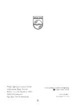 Preview for 8 page of Philips 168258716 User Manual