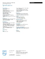 Preview for 3 page of Philips 19B1AS Specifications