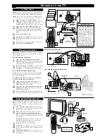 Preview for 4 page of Philips 20 IN REAL FLAT TV W-BUILT IN DVD 20DV693R - Quick Use And Hookup Manual