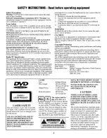 Preview for 4 page of Philips 20DV693R Directions For Use Manual