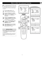 Preview for 7 page of Philips 20DV693R Directions For Use Manual