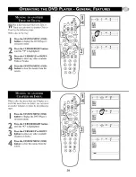 Preview for 39 page of Philips 20DV693R Directions For Use Manual