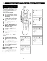 Preview for 44 page of Philips 20DV693R Directions For Use Manual