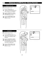 Preview for 46 page of Philips 20DV693R Directions For Use Manual