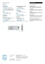 Preview for 2 page of Philips 21PT3626 Specifications