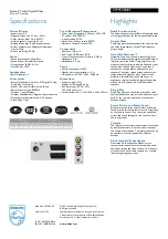 Preview for 2 page of Philips 21PT5420 Specifications