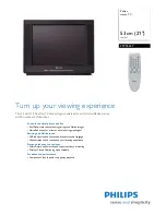 Preview for 1 page of Philips 21PT6437 Specifications