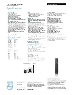 Preview for 3 page of Philips 22PFL3805H Specifications