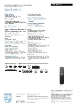 Preview for 3 page of Philips 22PFL4008K Specifications