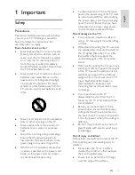 Preview for 3 page of Philips 22PFL4008K User Manual