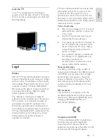 Preview for 5 page of Philips 22PFL4008K User Manual