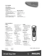 Preview for 2 page of Philips 25PT8304 Specifications