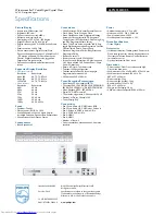 Preview for 3 page of Philips 26PFL5522D - annexe 2 Specifications