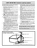 Preview for 3 page of Philips 27PT81S Instructions For Use Manual