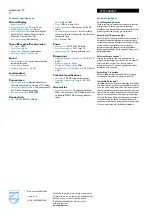 Preview for 2 page of Philips 27ST2400 Specifications