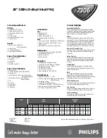 Preview for 2 page of Philips 28PT 7306 Specification Sheet