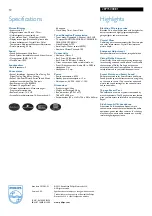 Preview for 2 page of Philips 28PT5008 Specifications