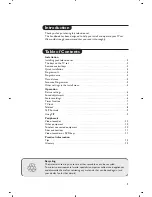 Preview for 3 page of Philips 28PW8609/12 Handbook