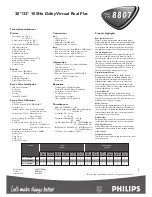 Preview for 2 page of Philips 28PW8807 Technical Specifications